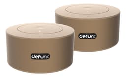 DeFunc DUO, Bluetooth-högtalare, duo-pack, 360 graders ljud, goldish