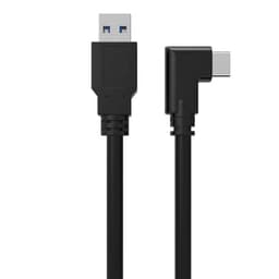 NÖRDIC VR Link kabel 5m USB3.2 Gen1 USB-C till A 5Gbps 3A snabb laddning Oculus Quest 2 Super Speed USB Link Cable