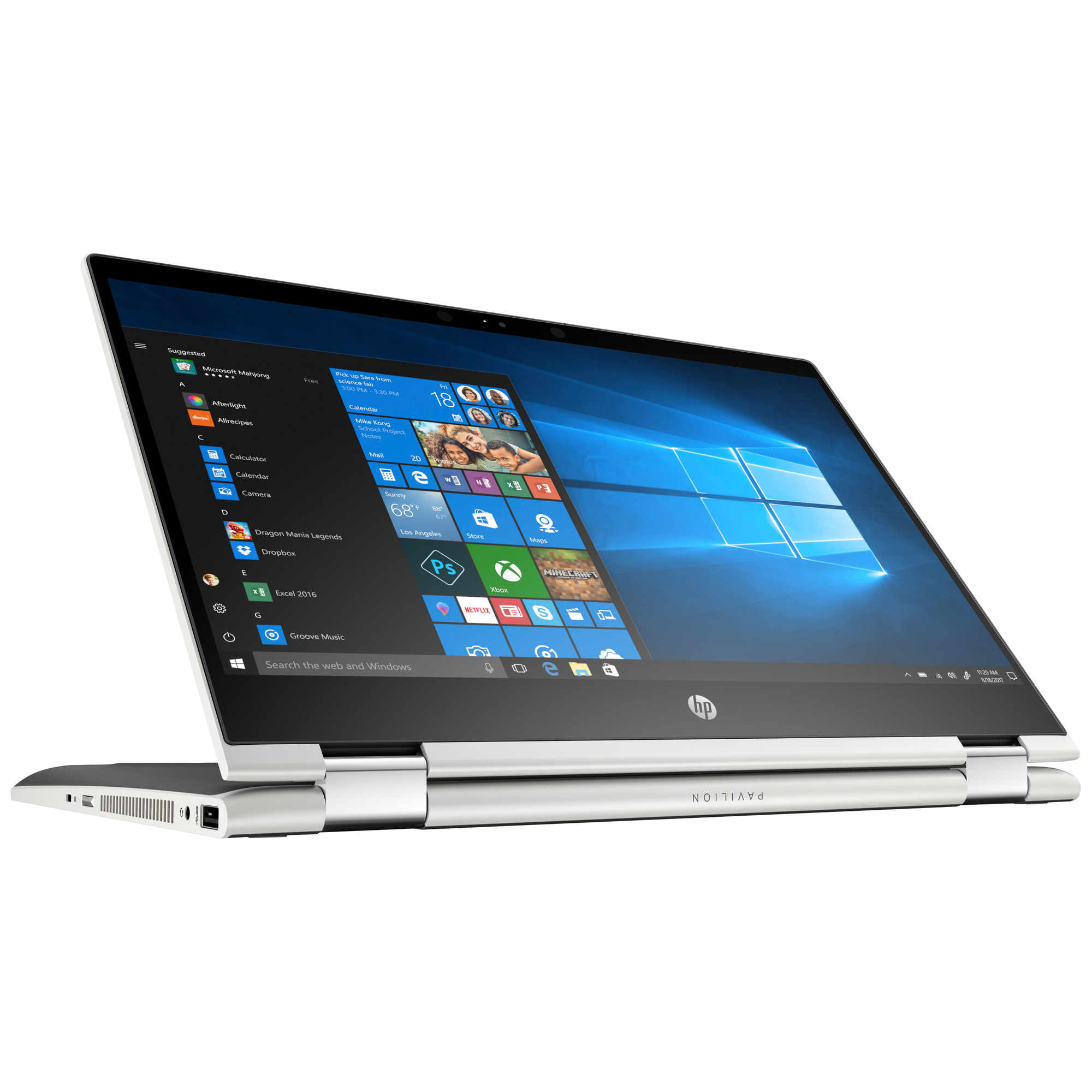 HP Pavilion x360 2-i-1 14-cd0800no 14" (mineral silver)