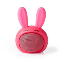 Bluetooth® Speaker | Maksimal batteritid: 3 timer | Håndholdt design | 9 W | Mono | Innebygd mikrofon | Linkable | Animaticks Robby Rabbit | Rosa
