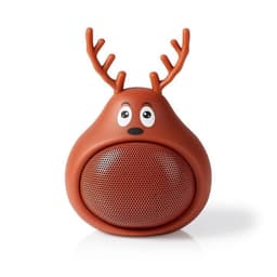 Bluetooth® højttaler | Maksimal batteritid: 3 timer | Håndholdt design | 9 W | Mono | Indbygget mikrofon | Kan parres | Animaticks Rudy Reindeer | Brun