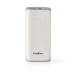 Power Bank | 5 000 mAh | 1-USB-A-utgång 1.0A | Micro USB-ingång | Vit
