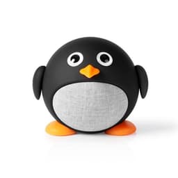 Bluetooth® højttaler | Maksimal batteritid: 3 timer | Håndholdt design | 9 W | Mono | Indbygget mikrofon | Kan parres | Animaticks Pippy Pinguin | Sort