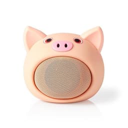 Bluetooth® højttaler | Maksimal batteritid: 3 timer | Håndholdt design | 9 W | Mono | Indbygget mikrofon | Kan parres | Animaticks Pinky Pig | Pink