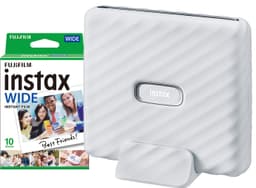Fujifilm Instax Wide valokuvatulostin älypuhelimelle (tuhkanvalkoinen)