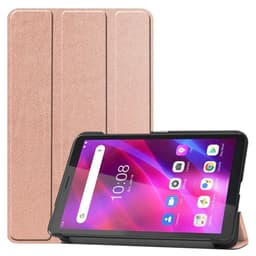 Lenovo Tab M7 (3rd Gen) Kolminkertainen suojakotelo - ruusukulta