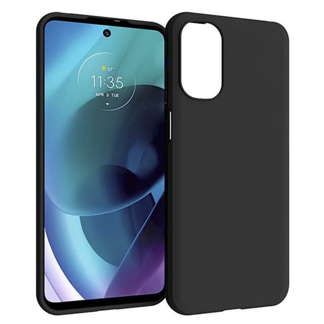 Silikone cover Motorola Moto G51 5G - Sort