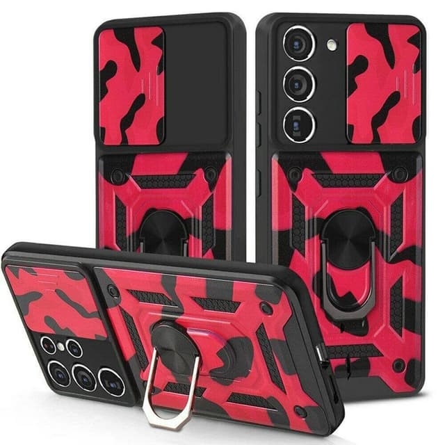 Camo Cover 3i1 Samsung Galaxy S22 Plus  - rød
