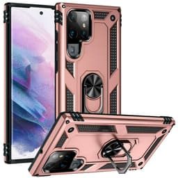Sergeant Ring Case Samsung Galaxy S22 Ultra  - Rosè