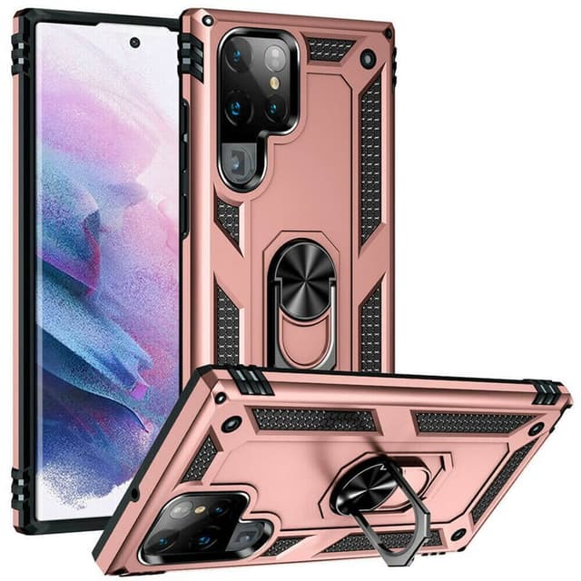 Sergeant Ring Case Samsung Galaxy S22 Ultra  - Rosè