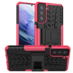 Iskunkestävä Suojakuori kotelo jalustalla Samsung Galaxy S22  - pink