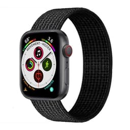 Nylon Armbånd Apple Watch 6 (40mm) - svart / hvitt