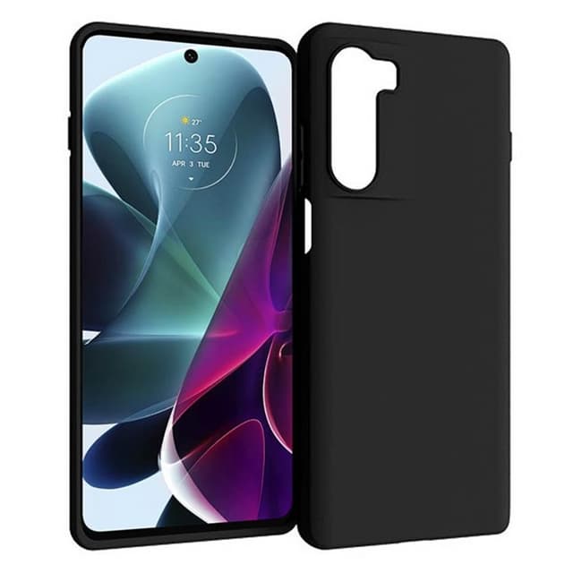 Silikone cover Motorola Moto G200 5G - Sort