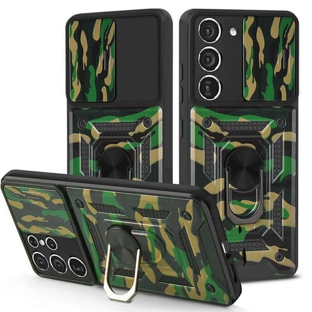 Camo Cover 3i1 Samsung Galaxy S22 Plus  - grøn