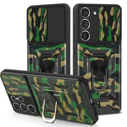 Camo skal 3i1 Samsung Galaxy S22 Plus  - Grön