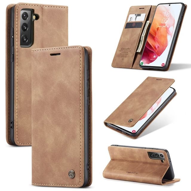 CaseMe Smart FlipCase Samsung Galaxy S22 Plus  - brun