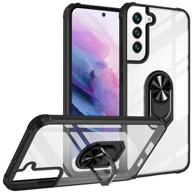 Clear Ring Case Samsung Galaxy S22 Plus  - Svart