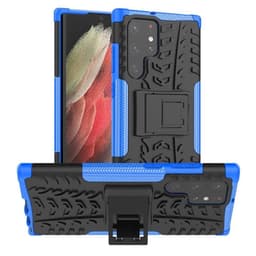 Stødbestandigt cover med stativ Samsung Galaxy S22 Ultra  - blå