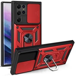 Jazz 3i1 skal Samsung Galaxy S22 Ultra  - Röd