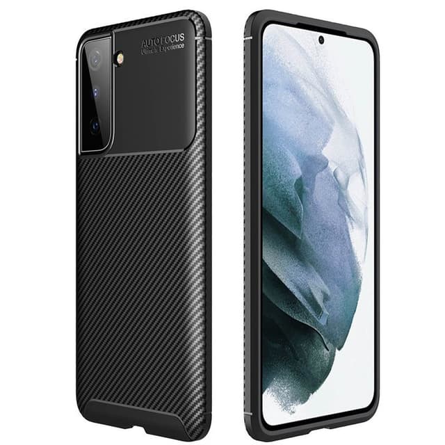 Carbon silikon skal Samsung Galaxy S22  - Svart
