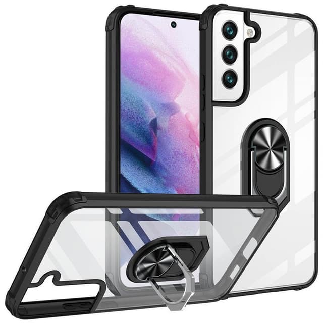 Clear Ring Cover Samsung Galaxy S22 Plus  - sølv