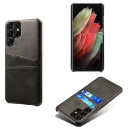 Retro-kuori hedelmäpeleillä Samsung Galaxy S22 Ultra  - Tummanharmaa