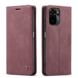 CASEME Plånboksfodral Xiaomi Redmi Note 10 4G / Note 10S - Röd