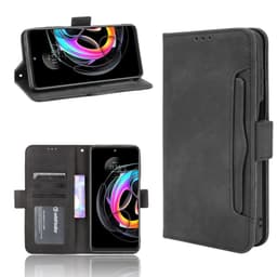 Motorola Edge 20 Lite Pung Stand Flip-telefonetui - Sort