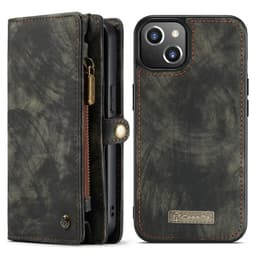 CASEME iPhone 13 2-i-1 Pung Telefonskal - Sort
