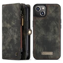 CASEME iPhone 13 Mini 2-in-1 Lompakon Puhelimen Kuori - Musta