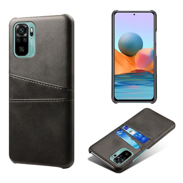 Xiaomi Redmi Note 10 4G/Redmi Note 10S Skal med kortplats - Svart