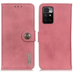Xiaomi Redmi 10 KHAZNEH Lommebok-deksel - Rød