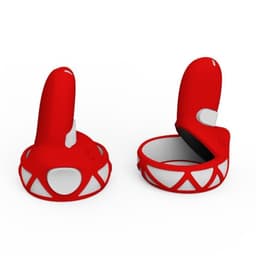 Oculus Quest 2 1 par VR Controller Grip Cover Sleeve Case - Röd