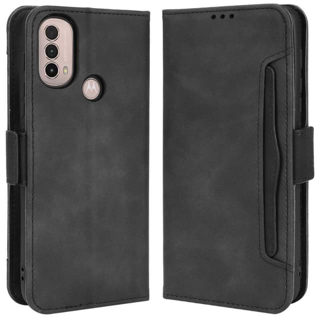 Motorola Moto E20 / Moto E30 / Moto E40 Plånboksfodral  - Svart