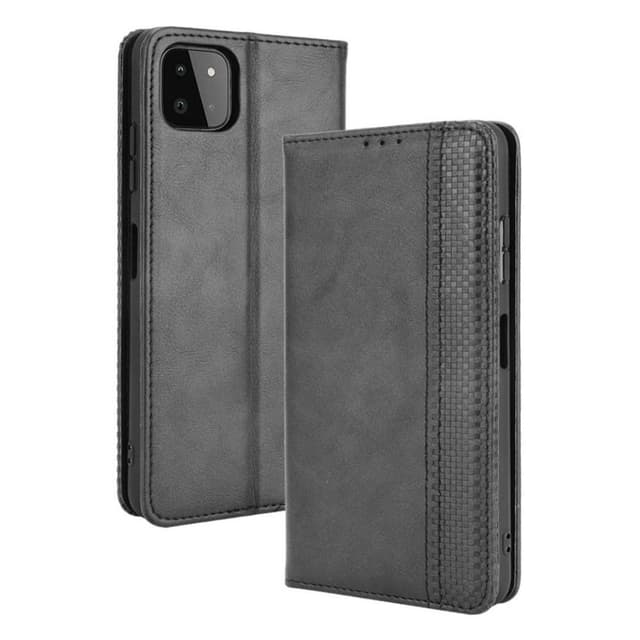 Samsung Galaxy A22 5G Pung Stand Flip Telefonetui - Sort