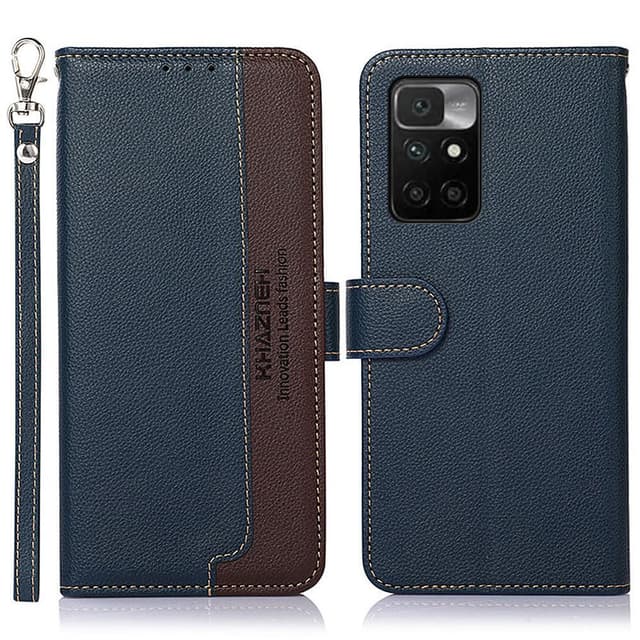 KHAZNEH Xiaomi Redmi 10 Plånboksfodral - Blå