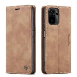 CASEME Plånboksfodral Xiaomi Redmi Note 10 4G / Note 10S - Brun