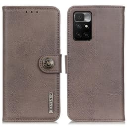 Xiaomi Redmi 10 KHAZNEH Plånboksfodral - Grå
