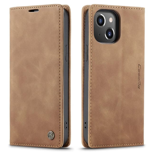 CASEME Plånboksfodral iPhone 13 Pro - Brun