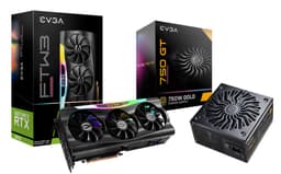 EVGA GeForce RTX 3070 FTW3 ULTRA GAMING + PSU EVGA GT 750W 80+ Gold BU