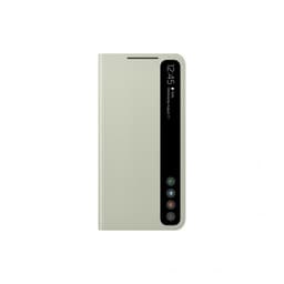 Samsung Original Galaxy S21 FE Etui Smart Clear View Cover Olive Green