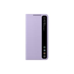 Samsung Original Galaxy S21 FE Etui Smart Clear View Cover Lavender