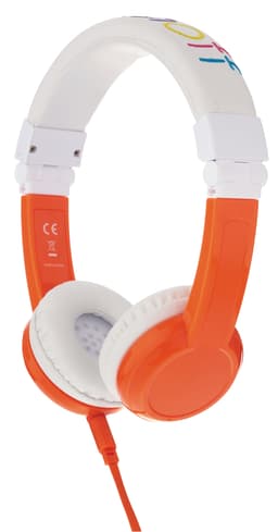 BuddyPhones Explore on-ear hörlurar (orange)