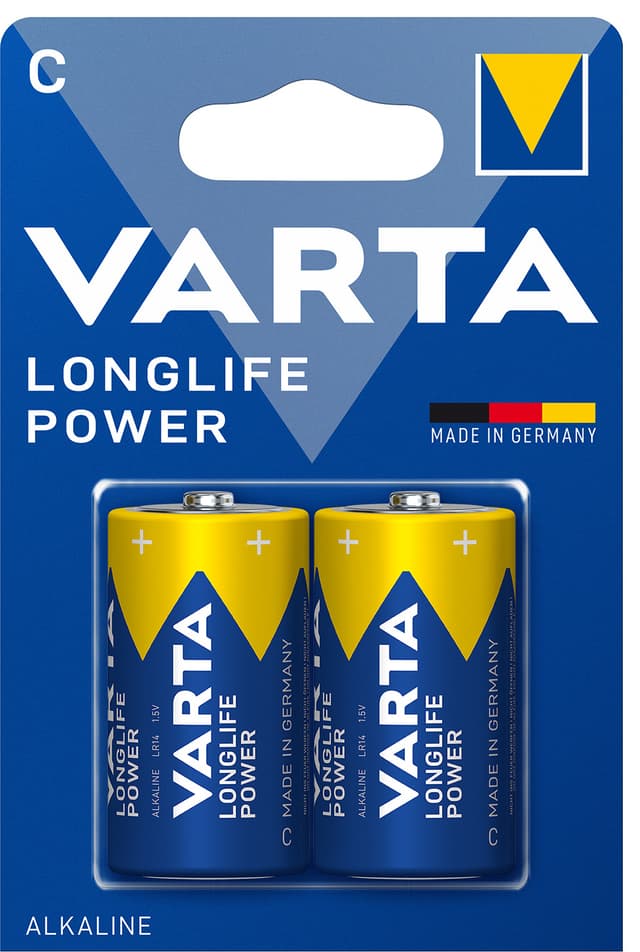 Varta Longlife Power C batteri (2-pakk)