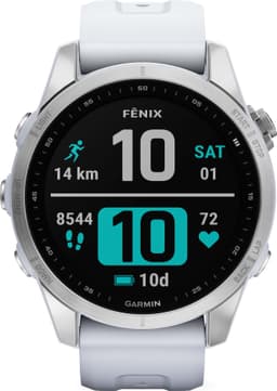 Garmin Fenix 7S smartklokke 42 mm (hvit)