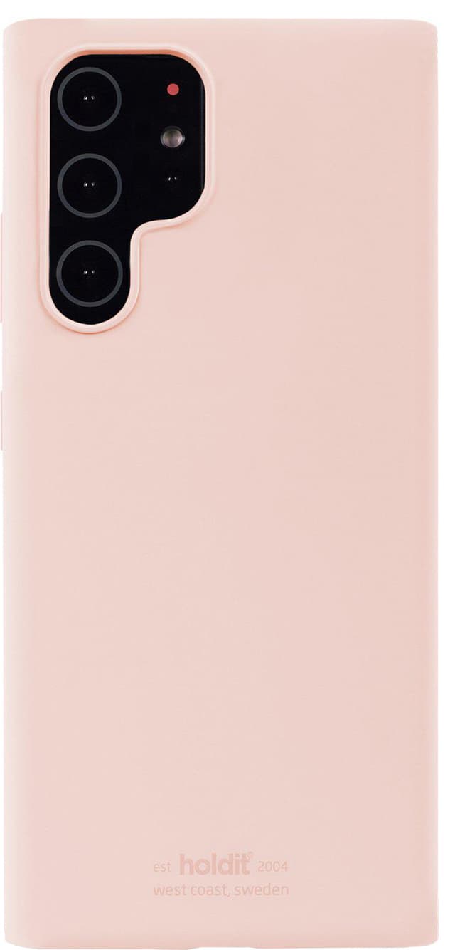 Holdit silikonfodral för Samsung Galaxy S22 Ultra (Blush)