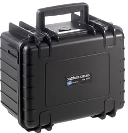 B&W Type 2000 utendørs kameraboks (sort)