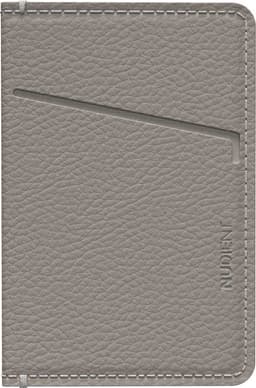 Nudient magnetisk læder kortholder (clay beige)
