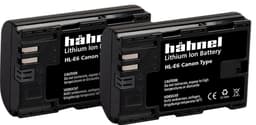 Hähnel Canon HL-E6 akku digikameralle (2 kpl)