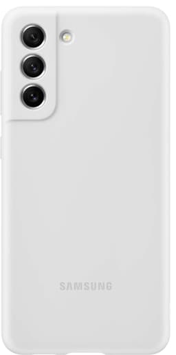 Samsung Galaxy S21 FE silikoninen suojakuori (valkoinen)